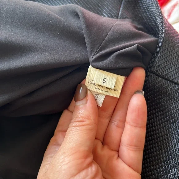 L'Agence black fitted dress sz 6 - Picture 16 of 17